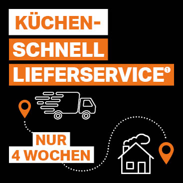 Vom Küchen-Schnell-Lieferservice profitieren