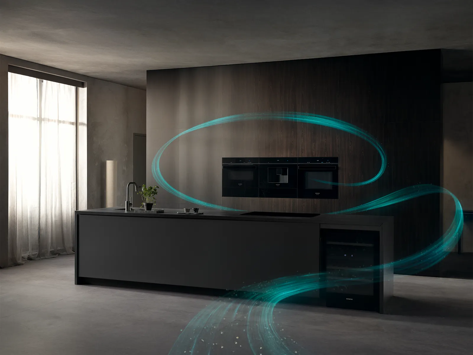 Siemens iQ700 Einbaugeräte in moderner Küche
